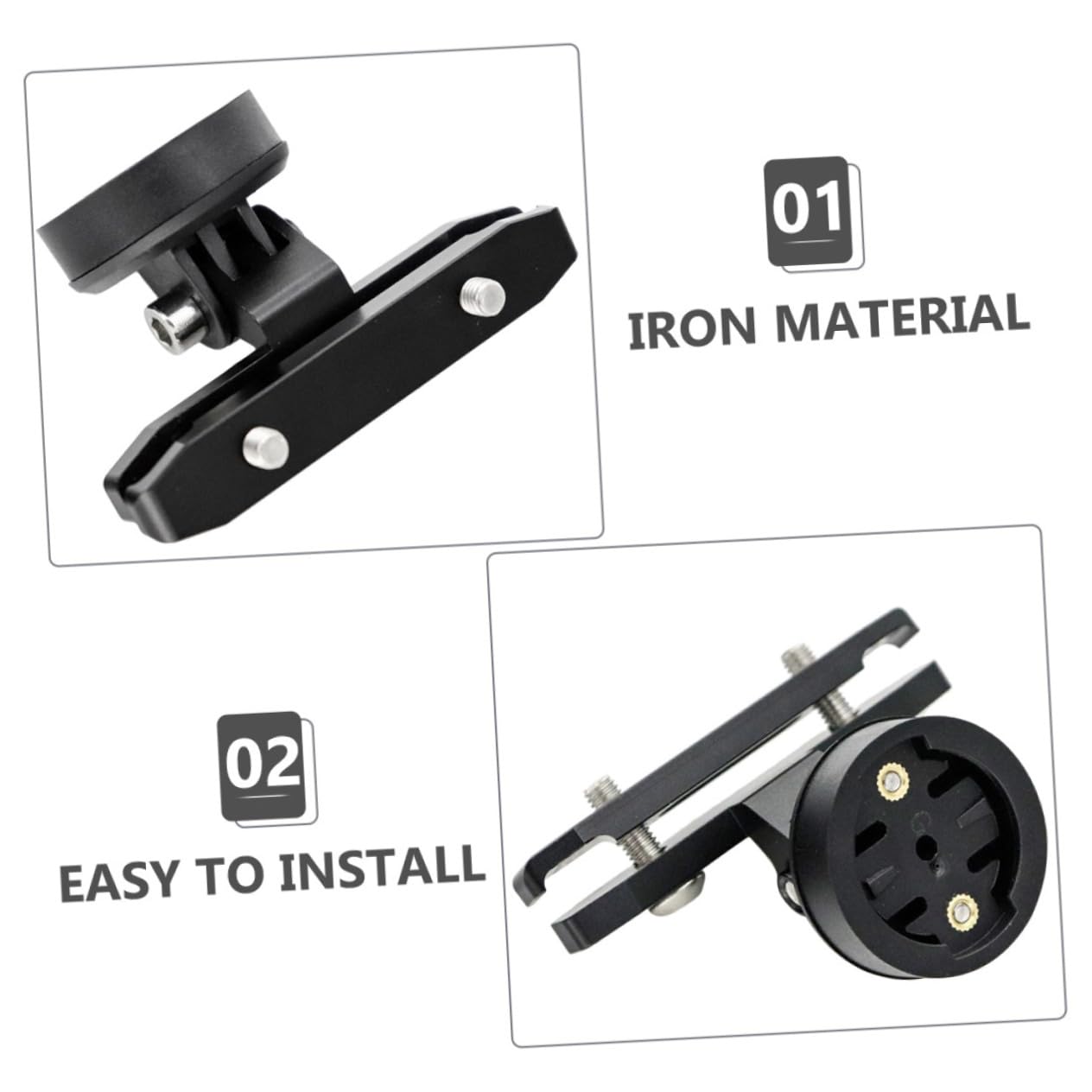 Premium Mipcase Metal Bike Camera Mount - Durable Saddle & Handlebar Camera Holder for Mountain & Road Bicycles | Perfect for Cycling Adventures, Trail Recording & Action Shots