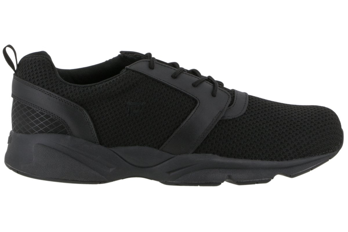 Propet Stability X Black Walking Shoes for Men - Comfortable & Supportive Sneakers for Walking, Running & Daily Wear - Ideal for Work, Travel & Outdoor Activities