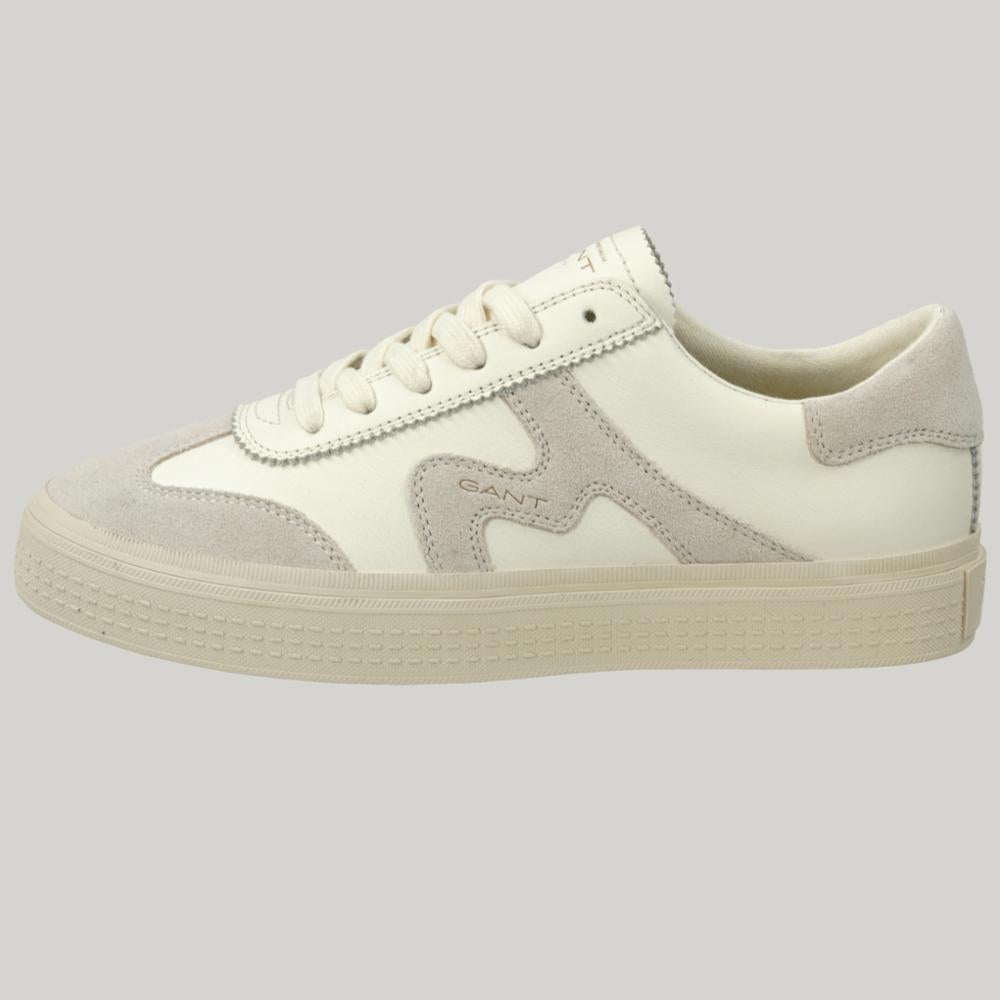 Gant Footwear Women's Carroly White Sneakers - Comfortable Casual Walking Shoes for Women | Perfect for Work, Travel & Everyday Wear