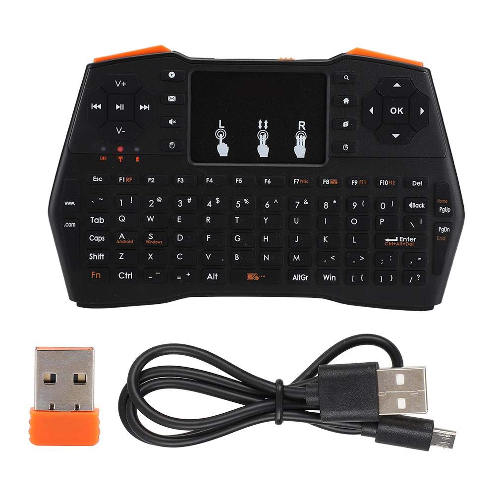 ASHATA Mini Keyboard for Viboton I8 Plus - 2.4GHz Wireless Keyboard for Android/Google TV & Xbox 360 - Home Entertainment Control
