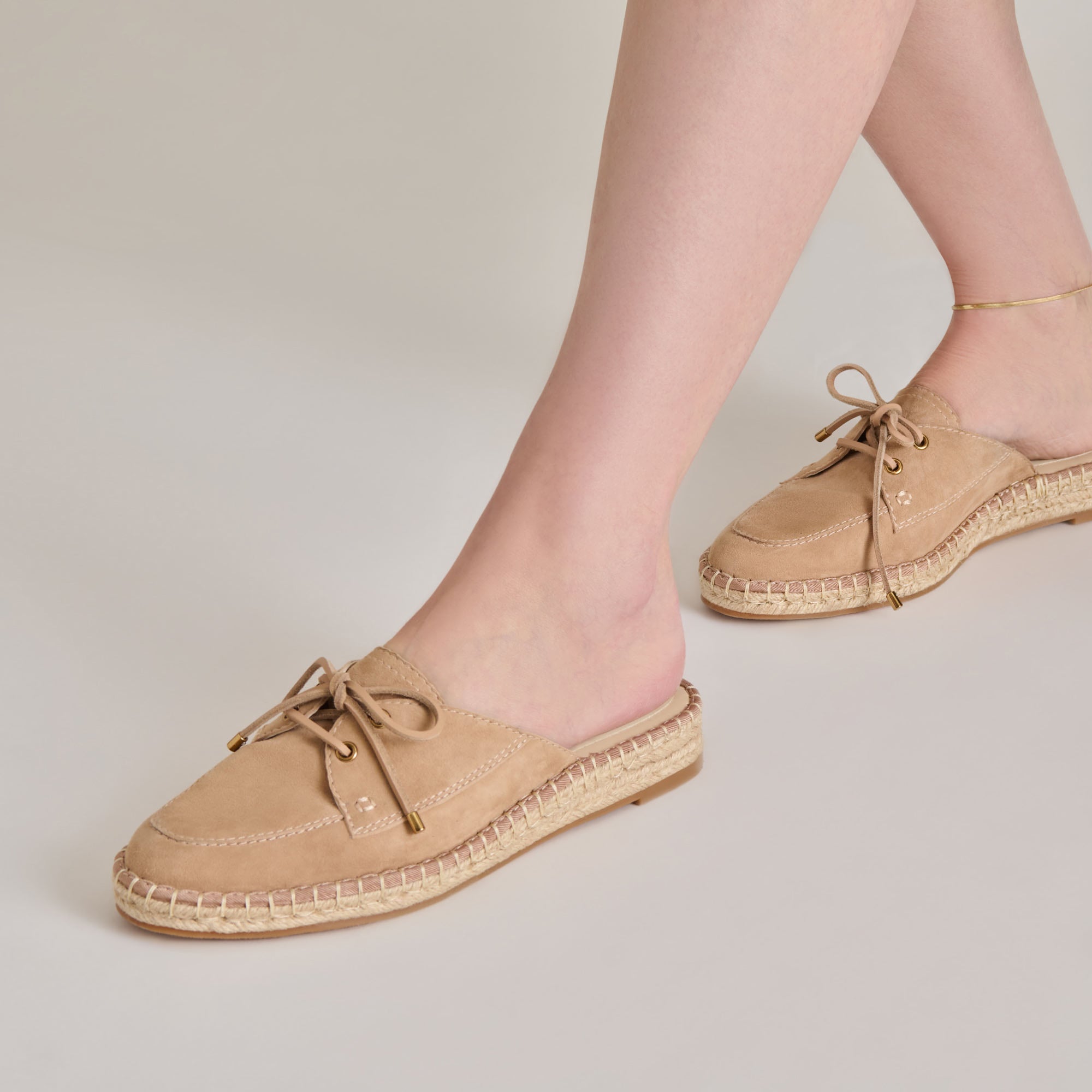 HATIE FLATS BAMBOO SUEDE SHOES - Comfortable & Eco-Friendly Women's Slip-On Flats for Casual Wear, Office & Travel