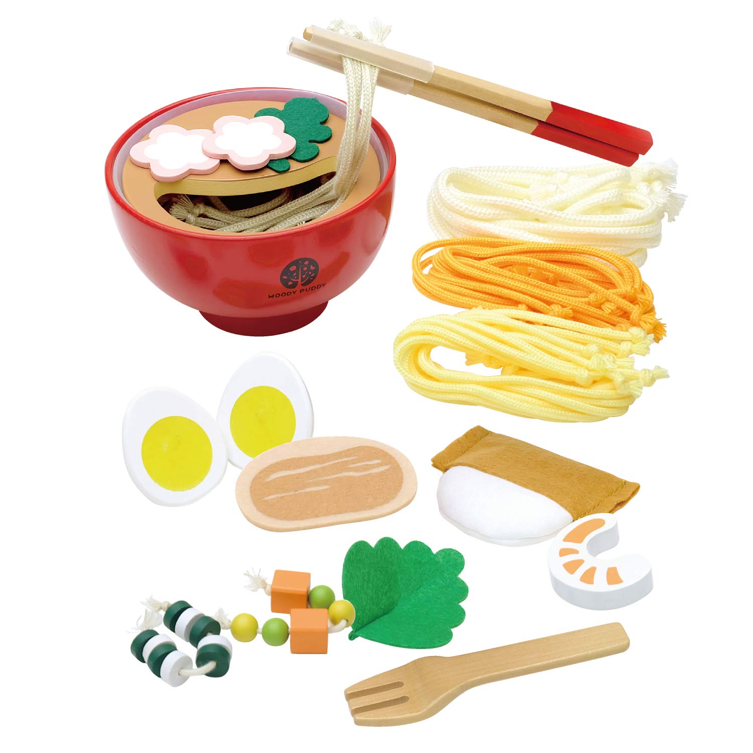 Premium Kitchen Noodle Dish Set - 4-Piece Ceramic Noodle Bowls with Chopsticks & Spoons - Perfect for Ramen, Pho, Udon & Asian Noodle Soups - Ideal for Home Dining & Restaurant Use