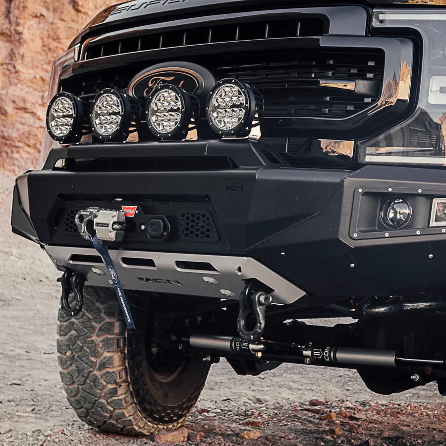 AFN Heavy Duty 4x4 Front Bumper for 2017-2023 Ford F250 F350 Super Duty Trucks | Off-Road Protection & Winch Ready | Perfect for Trail Riding & Towing