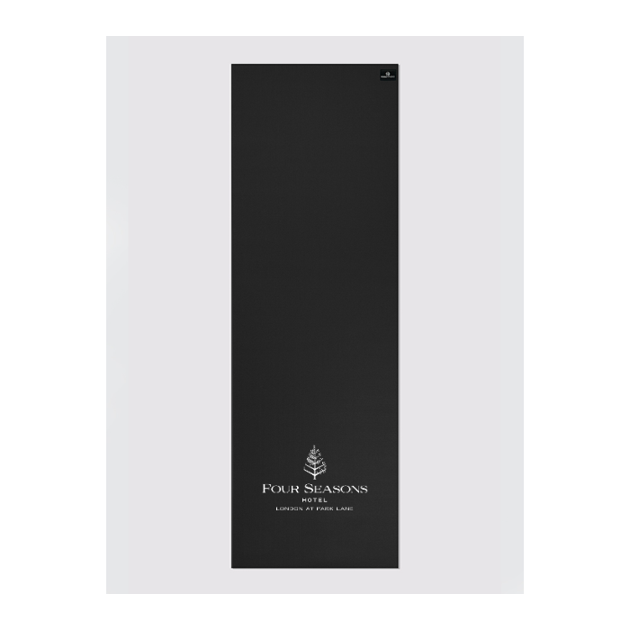 Custom Personalized Yoga Mat 6mm Thick - Black Non-Slip Eco-Friendly Exercise Mat for Home & Studio Workouts
