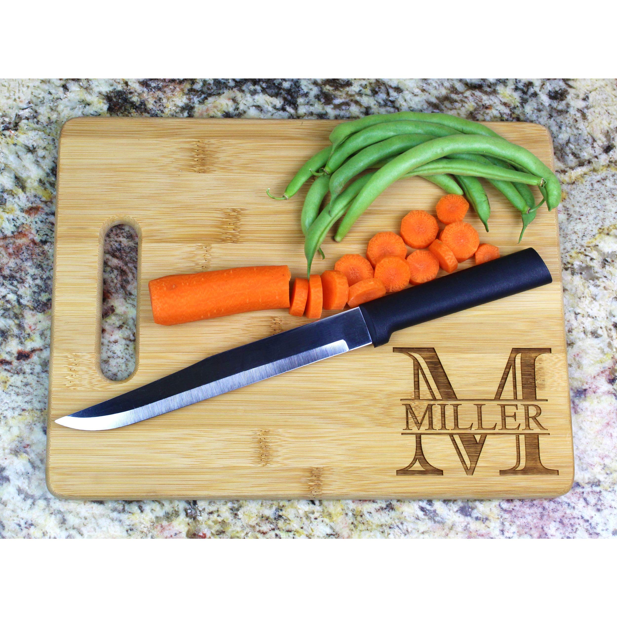 Personalized Bamboo Cutting Board - Mother's Day & Anniversary Gift for Her - Perfect for Kitchen & Home Decor