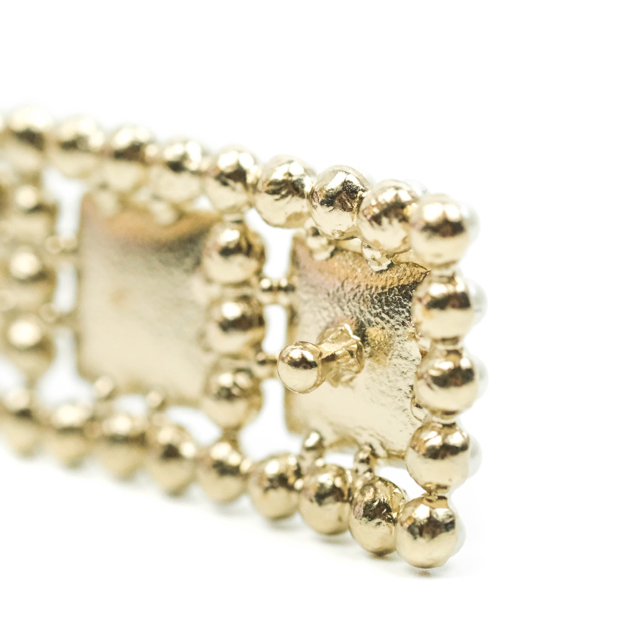 Chanel CC Pearl Grey Resin Hair Clip with Gold Tone - Elegant Hair Accessory for Women, Perfect for Parties, Weddings & Everyday Wear (Style 21V)