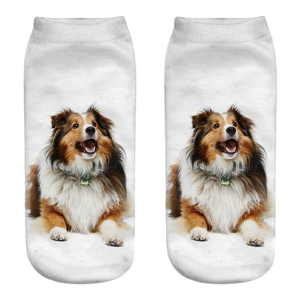 Vedolay Women's Winter Cotton Socks - 3D Printed Cartoon Casual & Sports Socks for Everyday Wear, Gym, and Outdoor Activities