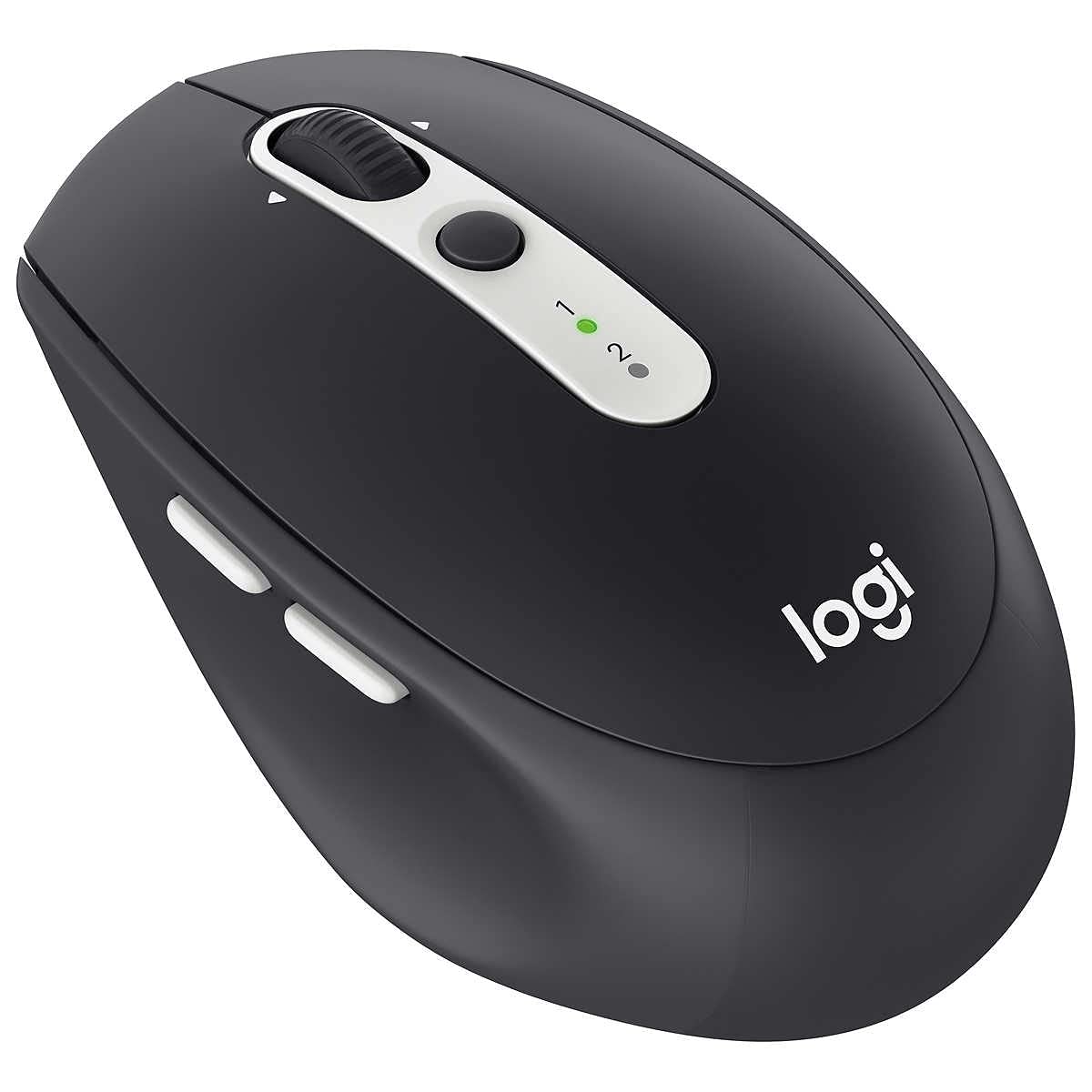 Logitech MK825 Wireless Keyboard and Mouse Combo - Ergonomic Full-Size Keyboard with Silent Click Mouse for Office, Gaming & Home Use - Compatible with Windows/Mac (Black)
