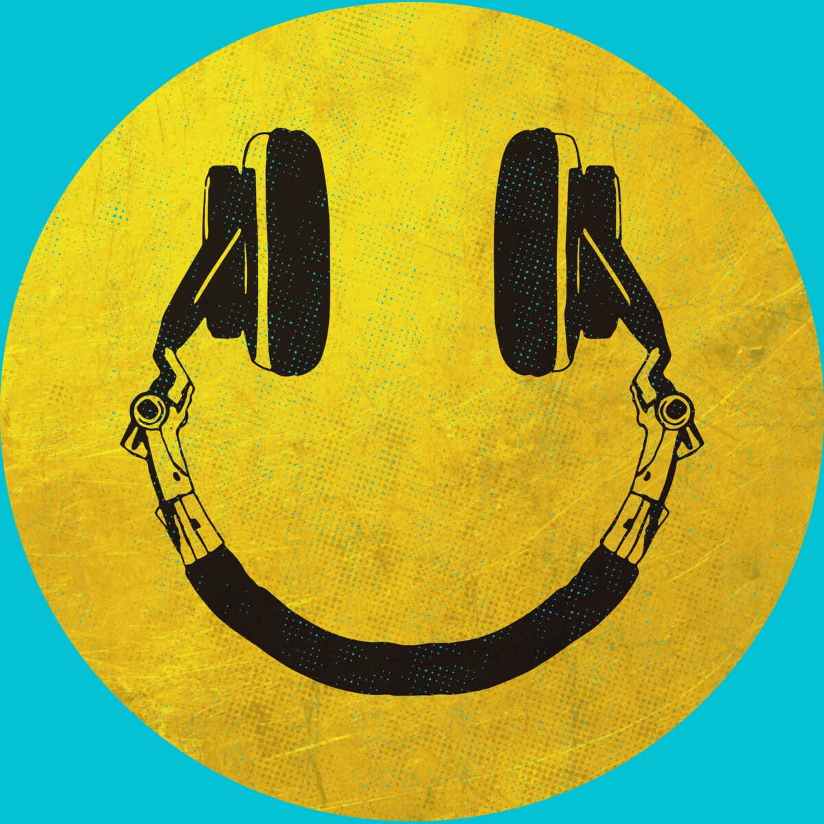 ArtTypeMachine Men's Music Smile Graphic T-Shirt - Soft Cotton Tee for Concerts, Casual Wear & Gifts