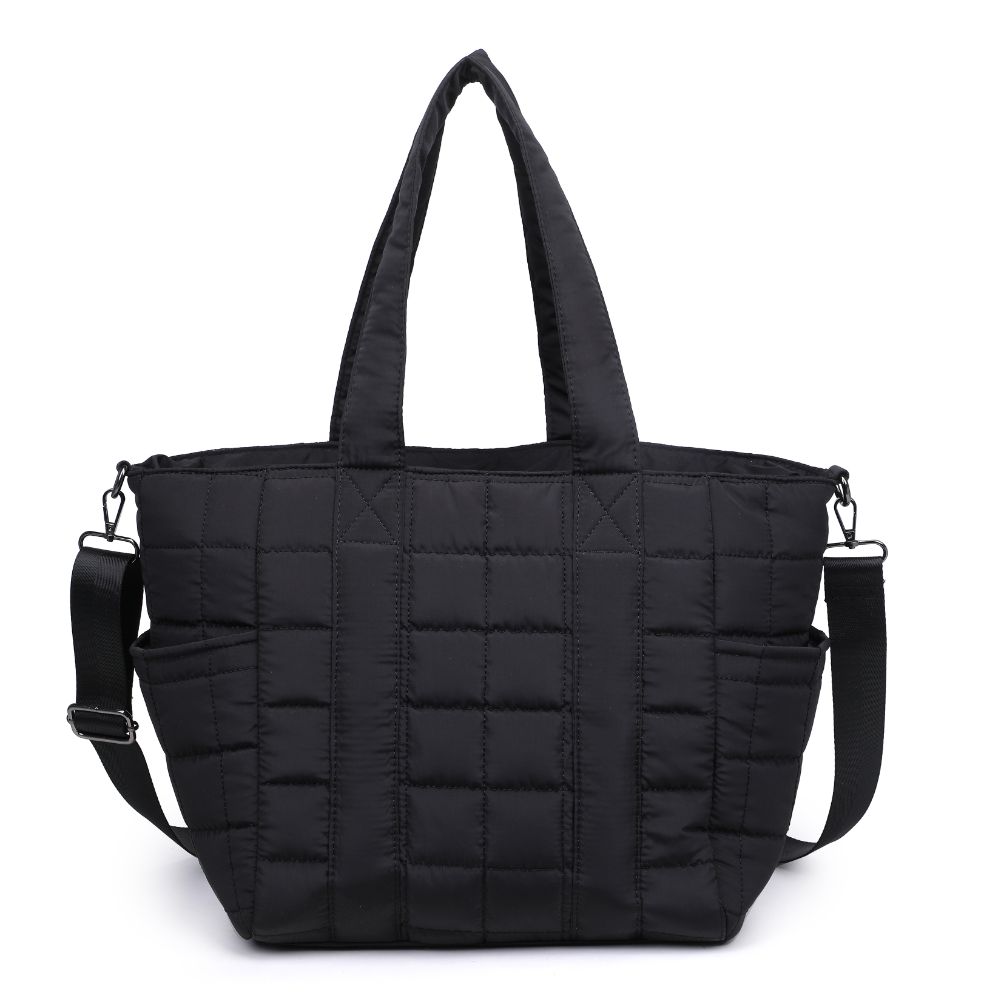 August Quilted Nylon Tote Bag for Women - Stylish & Durable Handbag for Work, Travel & Shopping | Water-Resistant & Spacious Design
