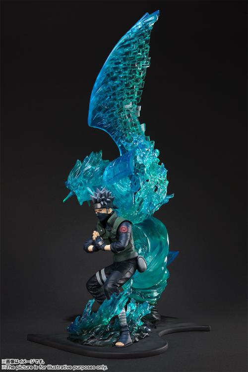 Figuarts Zero Naruto Shippuden Susanoo Kakashi Hatake Anime Action Figure - Kizuna Relation Collectible Statue for Display & Anime Fans Gift