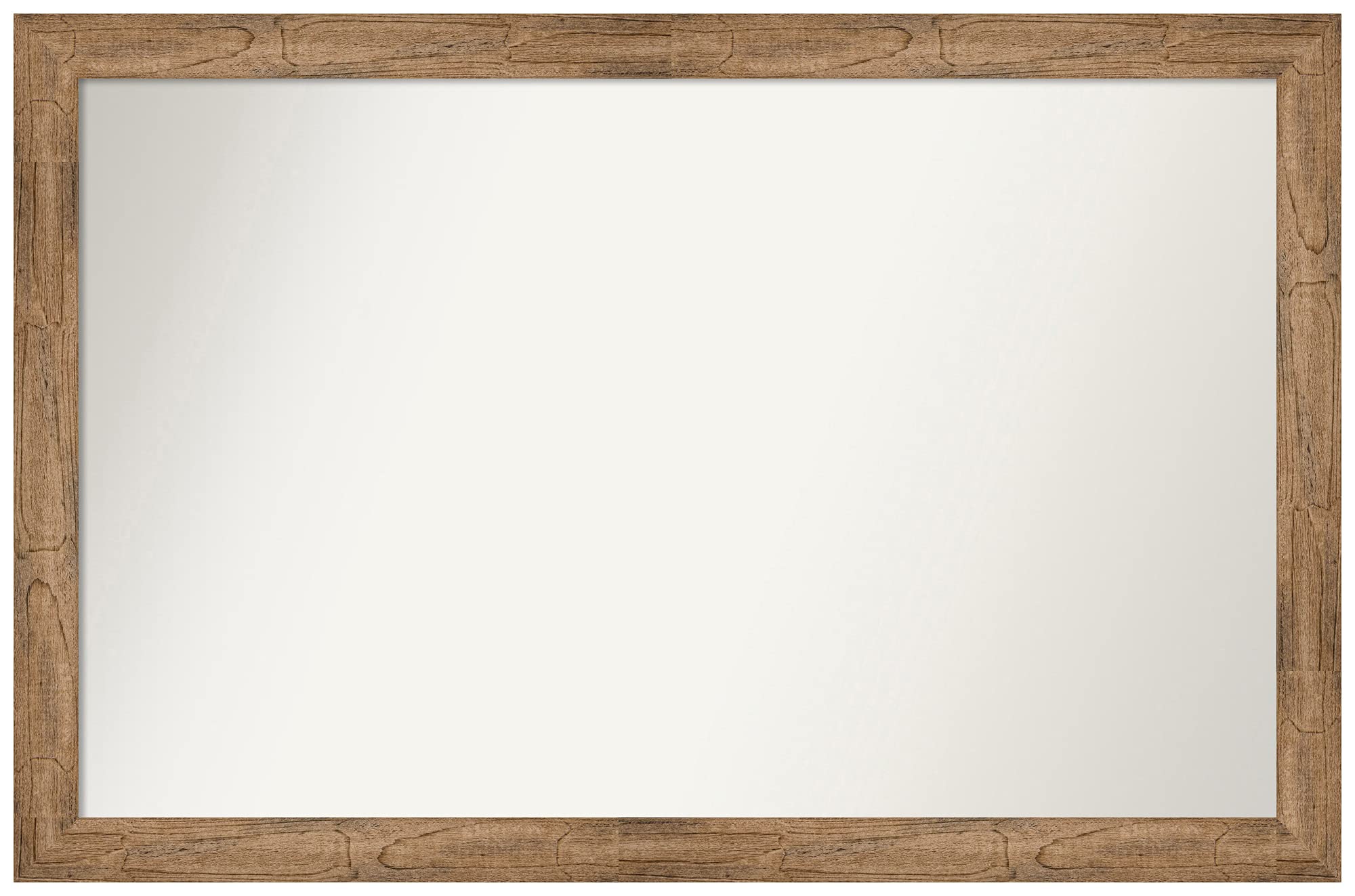 Amanti Art Custom Wall Mirror with Owl Brown Narrow Frame - 26.5 x 40.5 Inches (Non-Beveled) - Bathroom, Living Room, Bedroom Decor - Various Custom Sizes Available