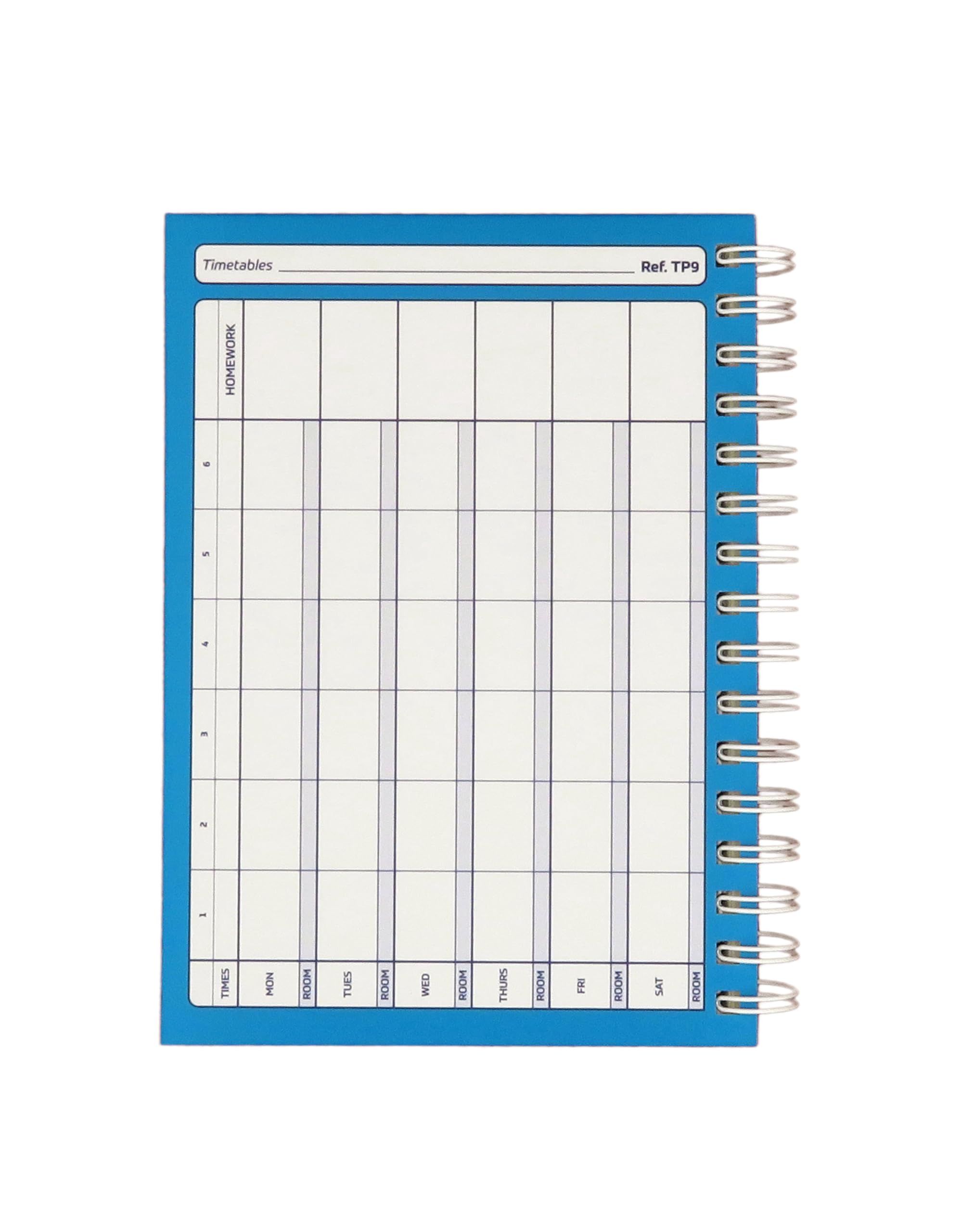 **2025-2026 Teacher Planner A5 Size - 6 Period Lesson Plan Book in Turquoise (TP9-T) - Perfect for Classroom Organization & Daily Scheduling**