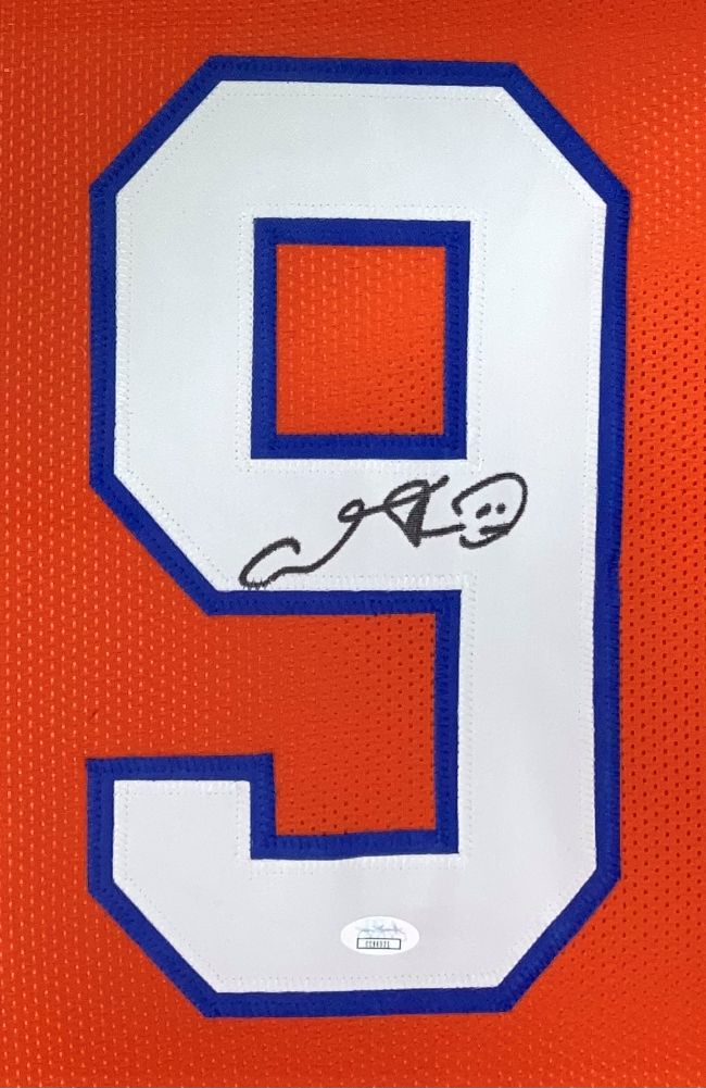 Adam Sandler The Waterboy Autographed Framed Football Jersey with JSA COA - Perfect for Sports Memorabilia Collectors and Movie Fans Display