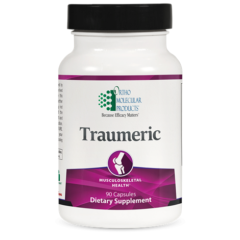 OrthoMolecular Products Traumeric Supplement - Organic Turmeric Extract for Joint & Muscle Support - Perfect for Post-Workout Recovery & Daily Wellness