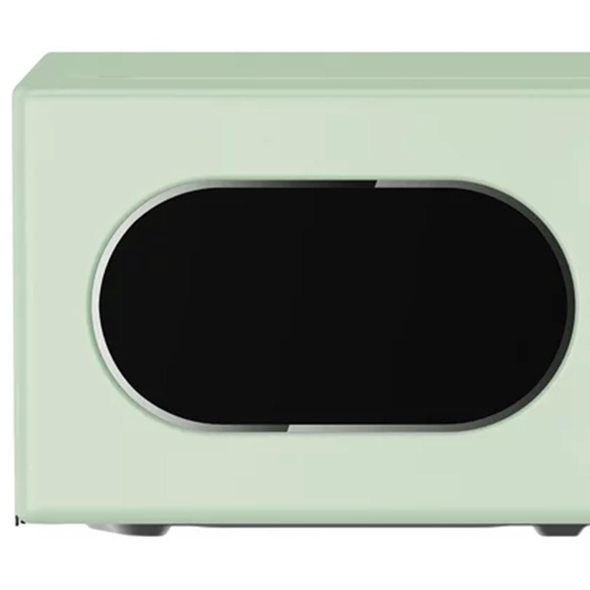 Magic Chef Retro Countertop Microwave Oven - 0.7 Cu Ft Compact Microwave with Classic Design in Green | Perfect for Small Kitchens, Dorms, Offices & RV Cooking