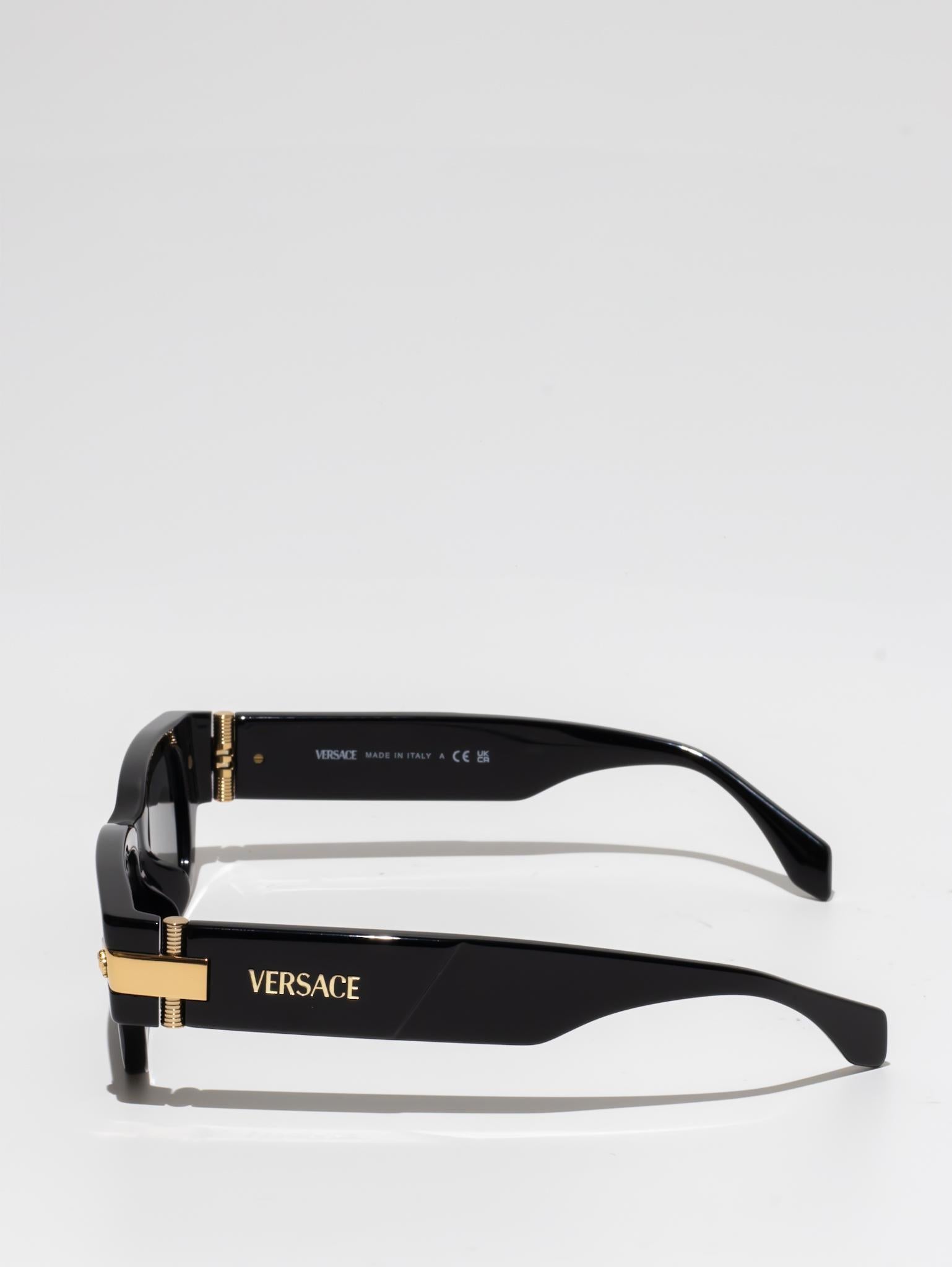 Versace 4465 F GB1/87 Sunglasses - Luxury Designer Shades for Men & Women | Perfect for Fashion, Beach, and Outdoor Activities
