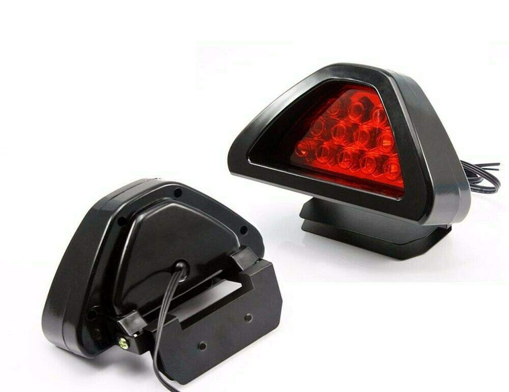 Universal MASO Rear Tail Third Brake Light - High Visibility Strobe Flash LED Stop Light with Red Shell for Cars, Trucks & SUVs | Perfect for Night Driving, Foggy Conditions & Enhanced Vehicle Safety