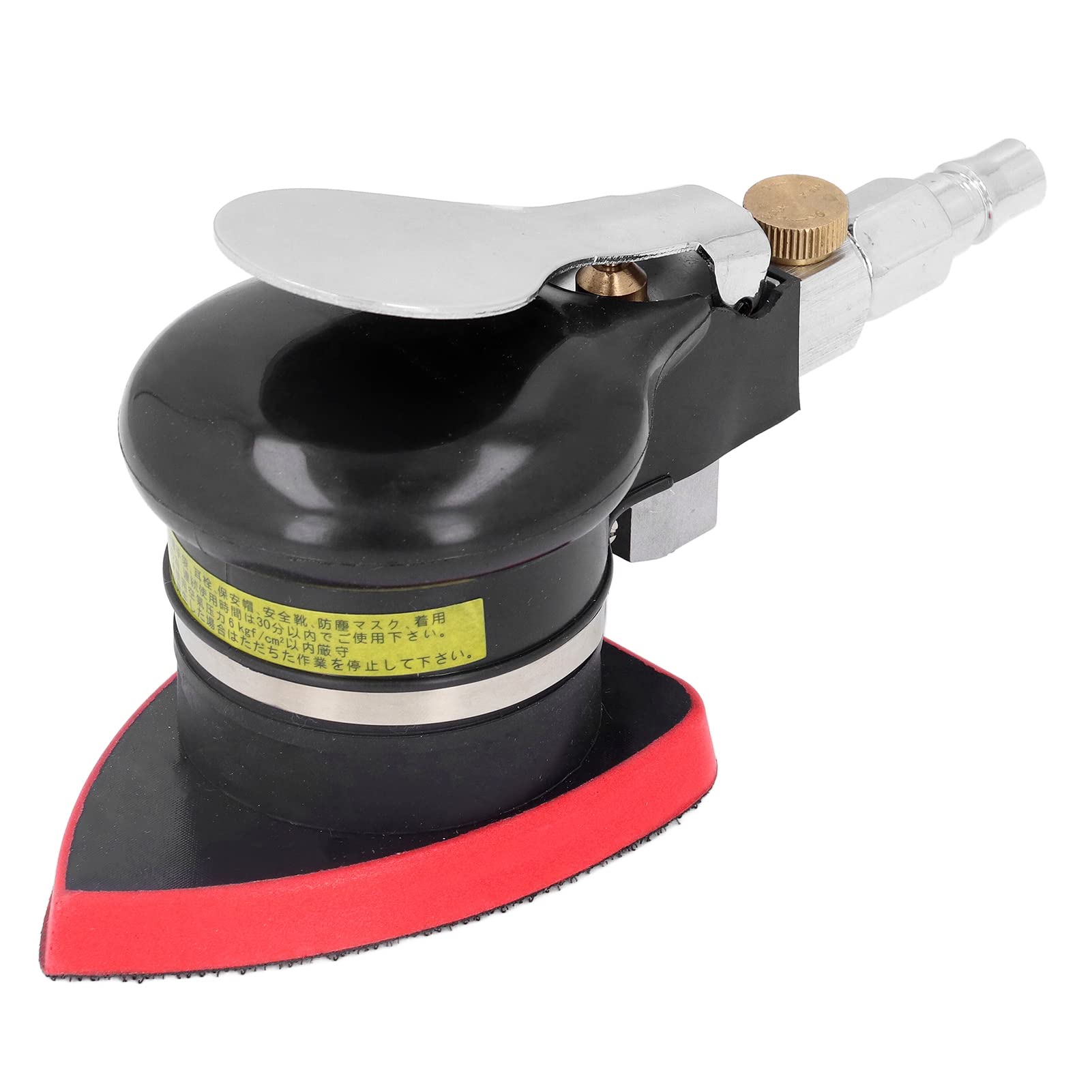 Corner Detail Air Sander - 12000 RPM Random Orbital Sander with Ergonomic Handle | Pneumatic Mini Air Grinder for Wood & Metal Polishing | Perfect for Auto Body Work, Furniture Refinishing & DIY Projects