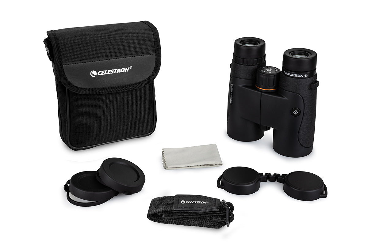 Premium Used Nature DX 8x42mm Roof Prism Binoculars - High Performance for Bird Watching, Hunting & Outdoor Adventures