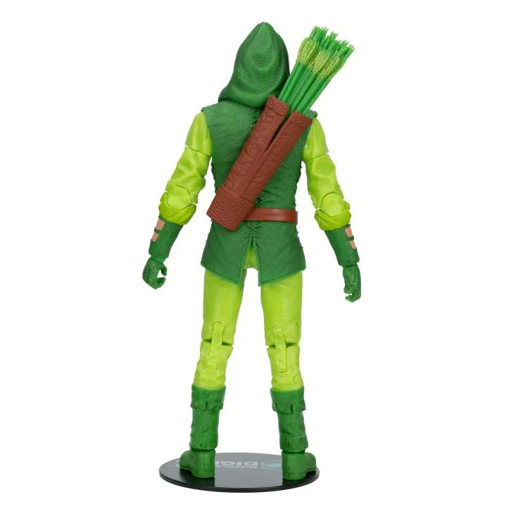 Green Arrow: Longbow Hunter Classic 7-Inch Action Figure with Digital Code - Collectible DC Comics Superhero Toy for Display & Play