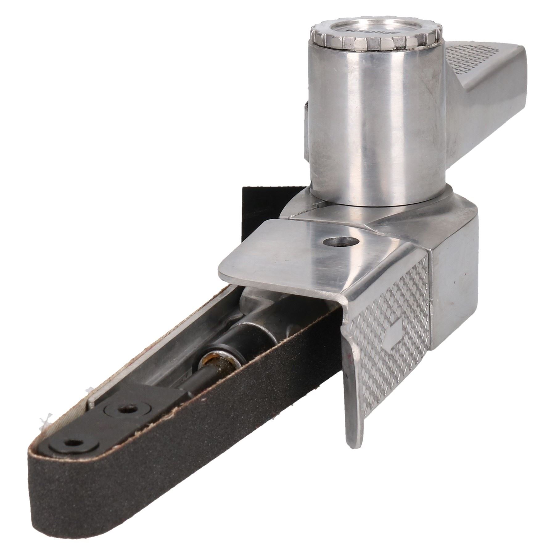 20mm Wide Air Finger Belt Sander - Power File Detail Sander with 25 Sanding Belts - Ideal for Metal Polishing, Woodworking & Automotive Detailing