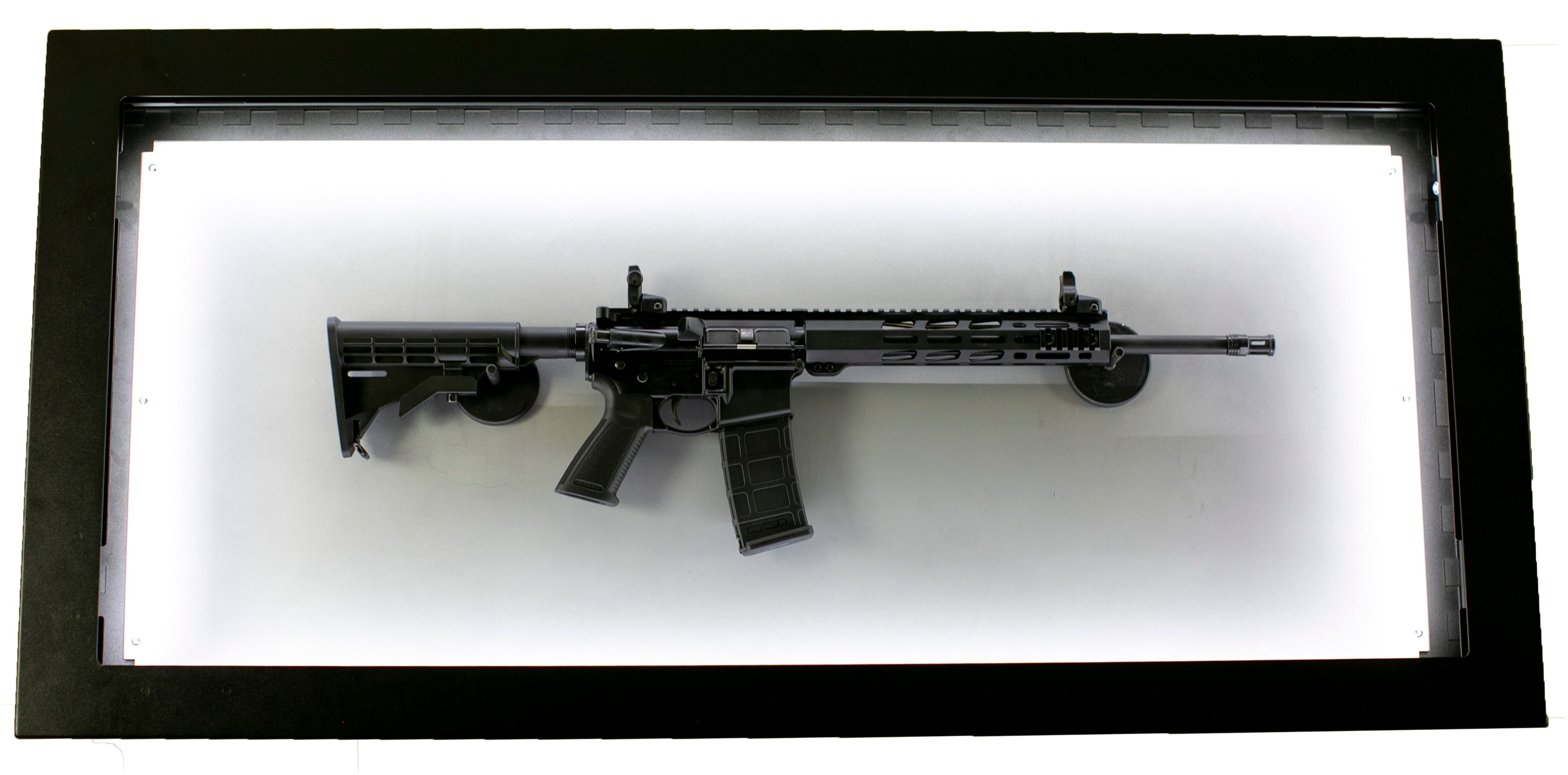 InvictaSafe Rifle & Shotgun Display Safe - Secure Gun Storage for Home & Office - Perfect for Firearm Enthusiasts & Collectors