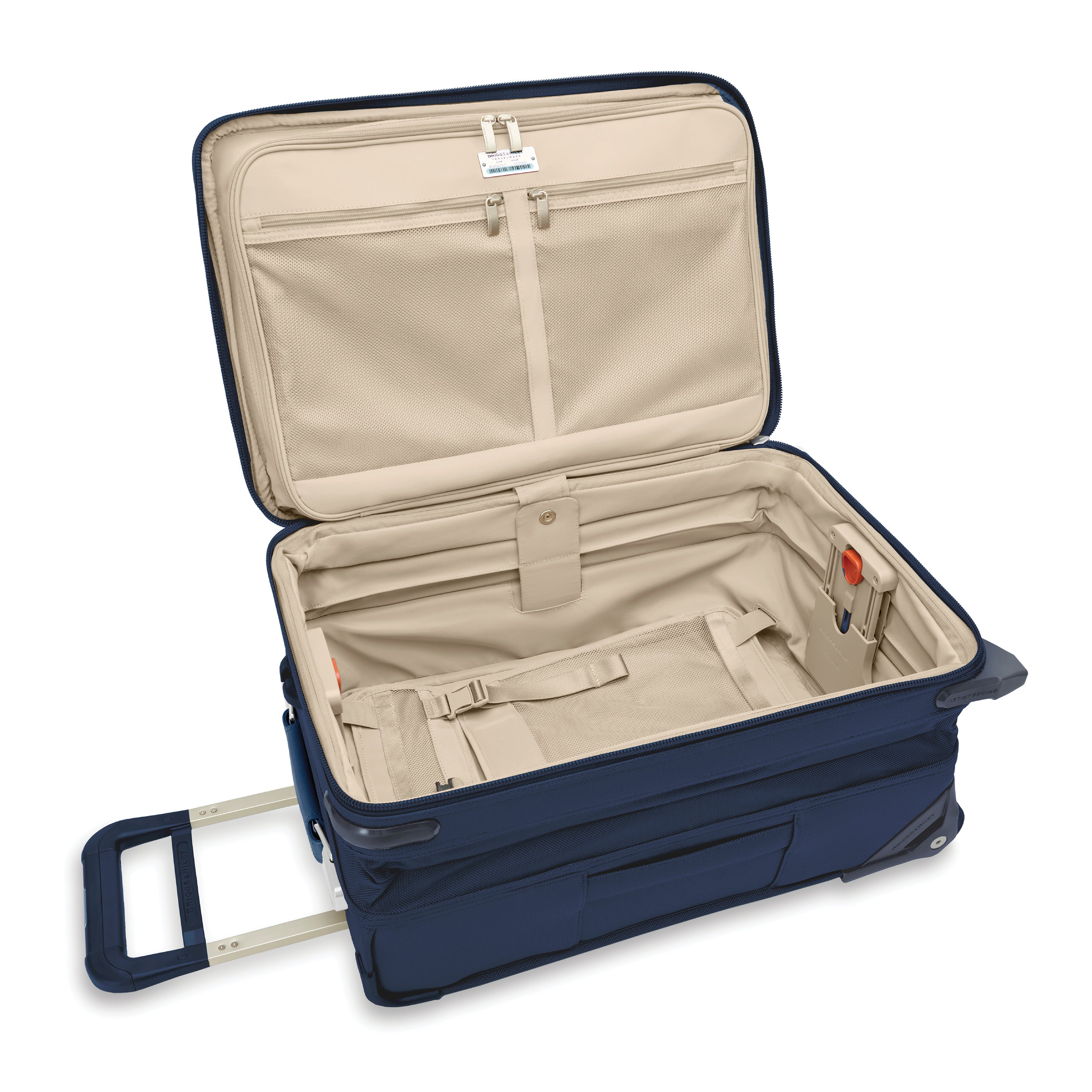 Briggs & Riley Baseline Essential 2 Wheel Carry On Luggage - Lightweight Durable Suitcase for Business Travel & Weekend Getaways | TSA Approved Spinner Luggage with Expandable Design