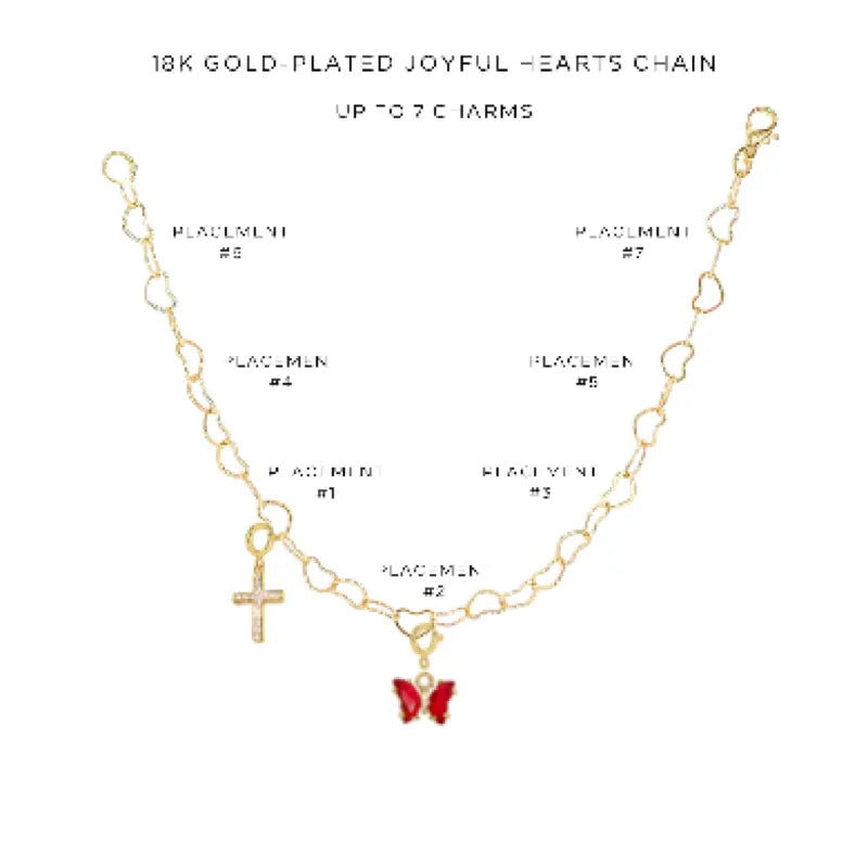 Charm Bracelet with Assorted Charms - Elegant Adjustable Jewelry for Women & Girls - Perfect for Gifts, Parties & Everyday Wear