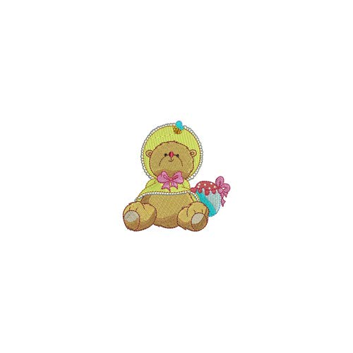 Threadart Machine Embroidery Design Bundles - Spring Time Bears Collection (1) - USB Stick Ready for Brother, Singer & Janome Machines - Perfect for DIY Baby Clothes, Quilting & Home Decor Projects