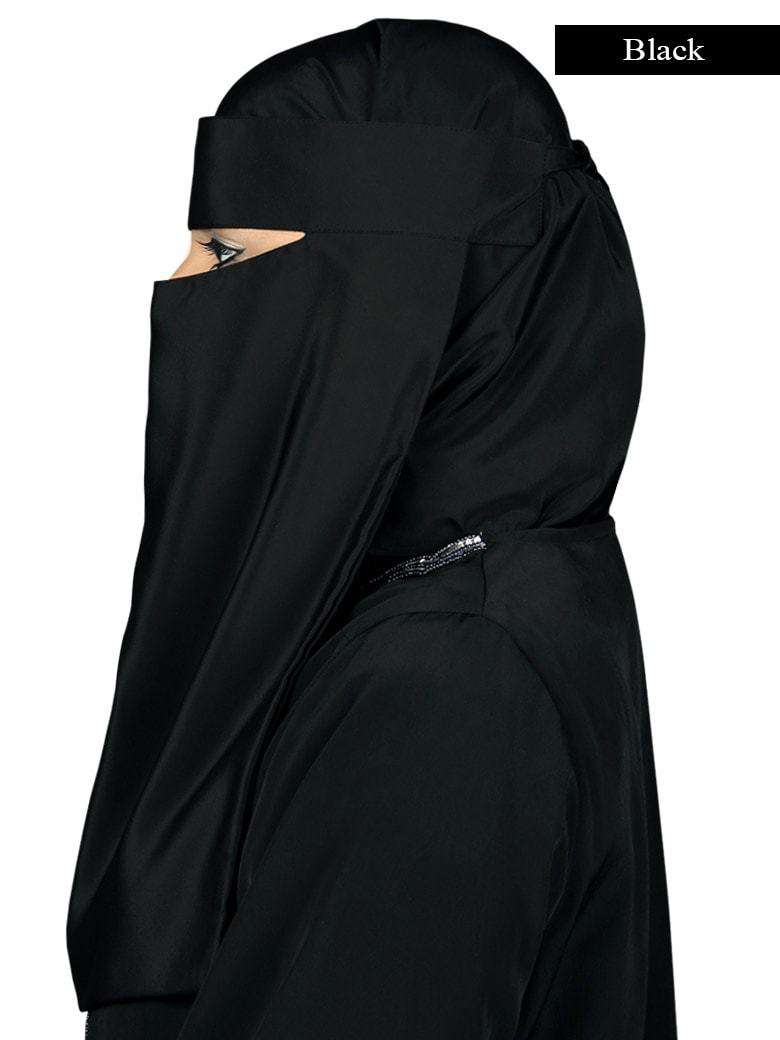 Lamah Niqab with Square Hijab and Headband Set - Perfect for Muslim Women's Prayer, Modest Fashion, and Everyday Wear