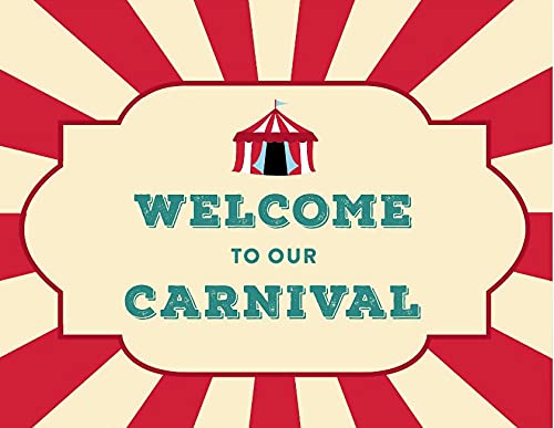 Sign Welcome to Our Carnival