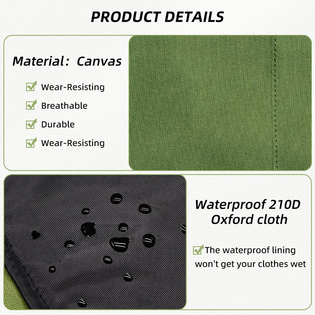 VOPHIA Heavy Duty Canvas Gardening Apron with Quick Release Pockets - Harvesting Pouch for Fruits, Vegetables & Tools - Durable Garden Picking Bag for Women & Men - Perfect for Harvesting, Planting & Outdoor Farm Work