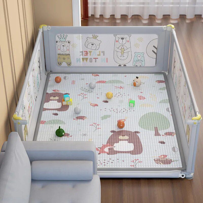 Extra Large Baby Playpen Ball Pit - Safe & Fun Indoor Play Area for Toddlers & Infants | Perfect for Playrooms, Daycares & Home Use
