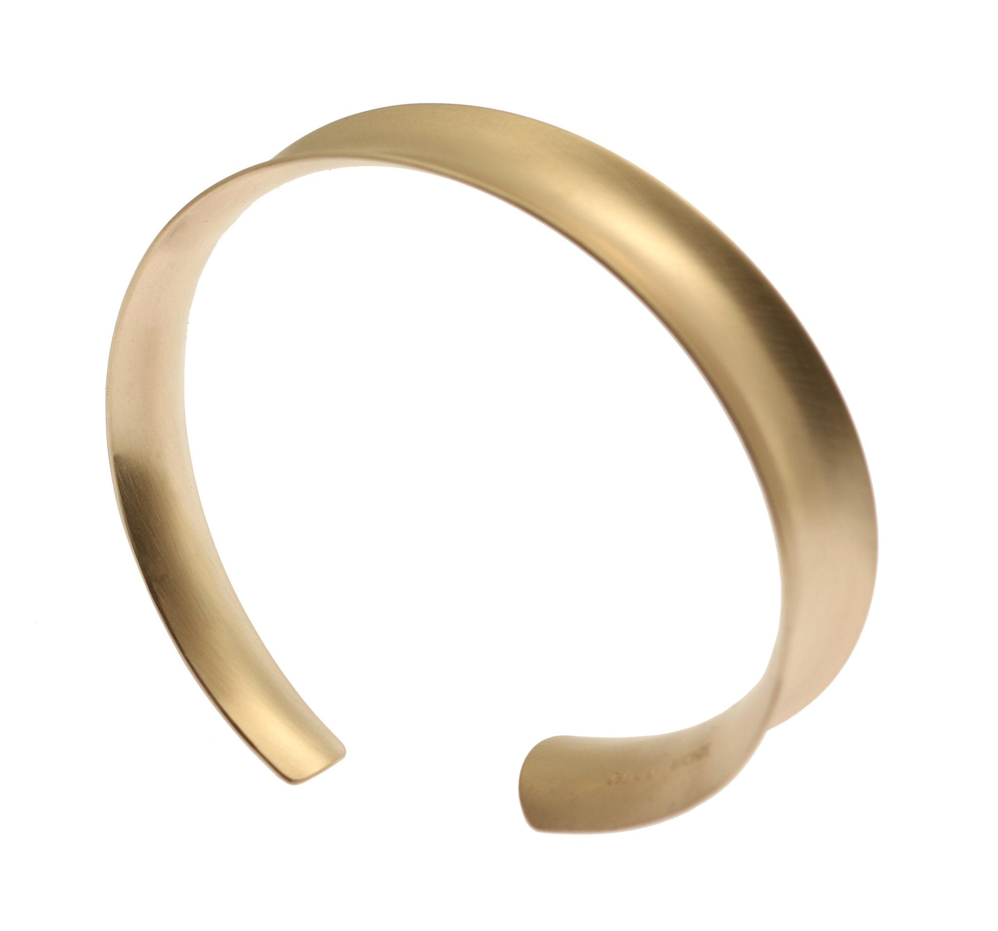 Brushed Bronze Anticlastic Bangle Bracelet for Women - Elegant Stackable Jewelry for Everyday Wear, Parties & Special Occasions