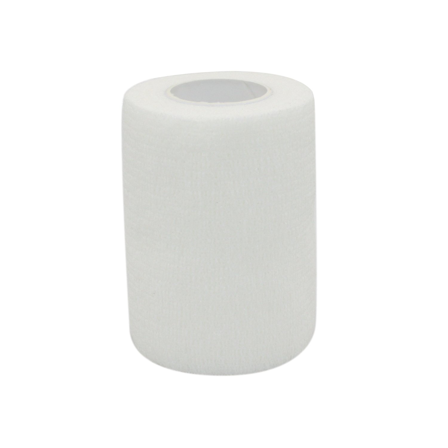 3 Inch Vet Wrap Cohesive Bandage Tape - 6 Pack White Self Adhesive Stretch Wrap for First Aid, Pet Care & Sports Injuries | Waterproof & Breathable for Dogs, Horses & Humans