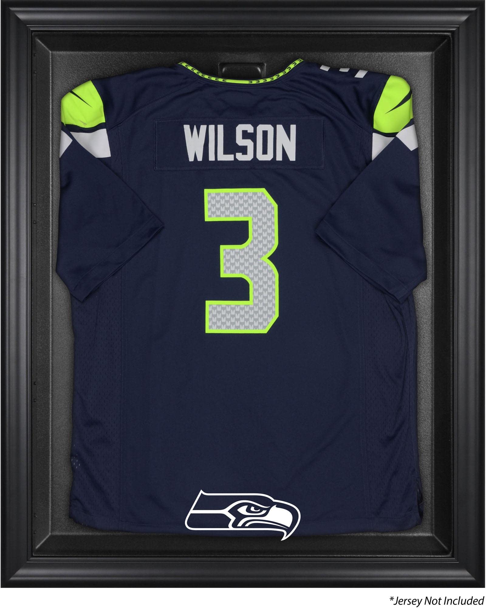 Seattle Seahawks Football Jersey Display Case - Premium Frame for Jersey Logo Protection & Showcase | Perfect for Fan Cave, Man Cave, Sports Memorabilia Collection