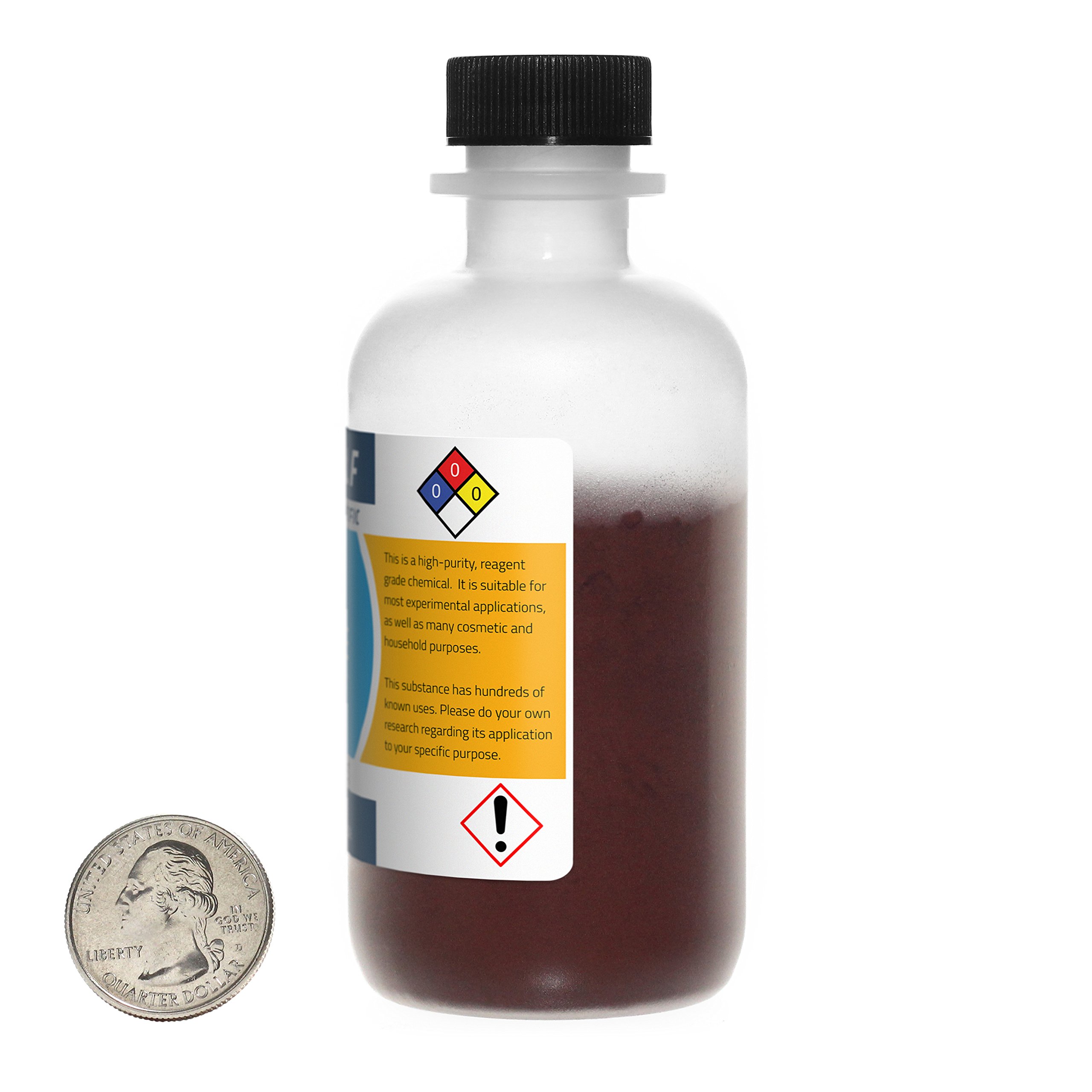 99.7% Pure Iron Oxide Red Powder - 25 Micron Particle Size - 10 Ounces (283g) for Metal Polishing, Concrete Staining & DIY Pigments