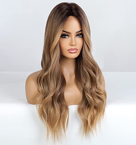 Platinum Blonde Ombre Lace Front Wig - Natural Looking Human Hair Wig for Women | Perfect for Cosplay, Parties & Daily Wear