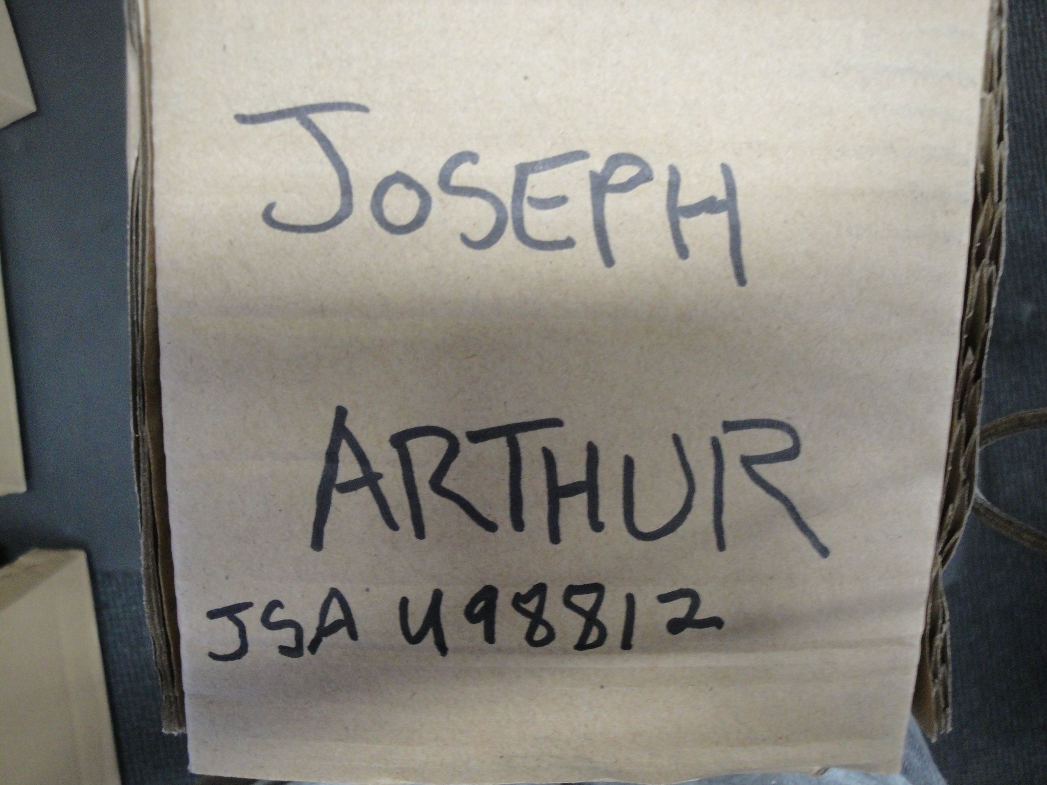 Joseph Arthur Hand Signed Autographed Acoustic Guitar with JSA U98812 COA - Perfect for Music Collectors, Fans & Home Decor Display
