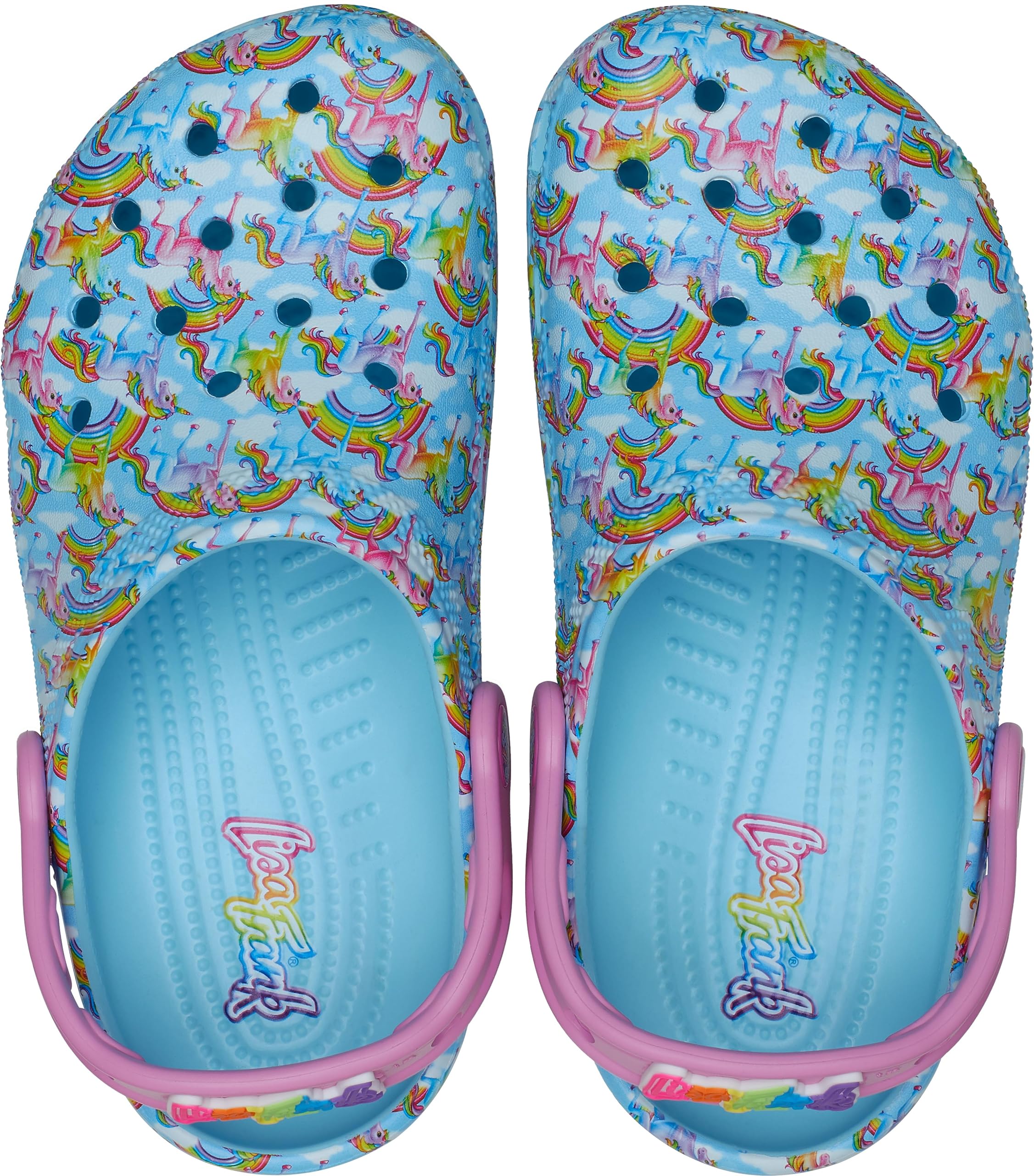Crocs Unisex-Adult Classic Lisa Frank Clogs - Waterproof Comfort Slip-On Shoes for Women & Men - Perfect for Beach, Pool, Garden & Casual Wear