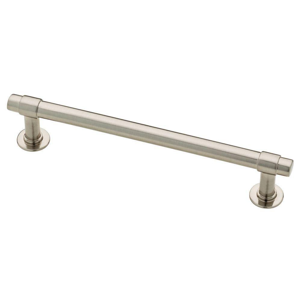 Vintage Satin Nickel Farmhouse Cabinet Knobs and Drawer Pulls - Rustic Hardware for Kitchen Cabinets, Dressers & Furniture (Set of 10)