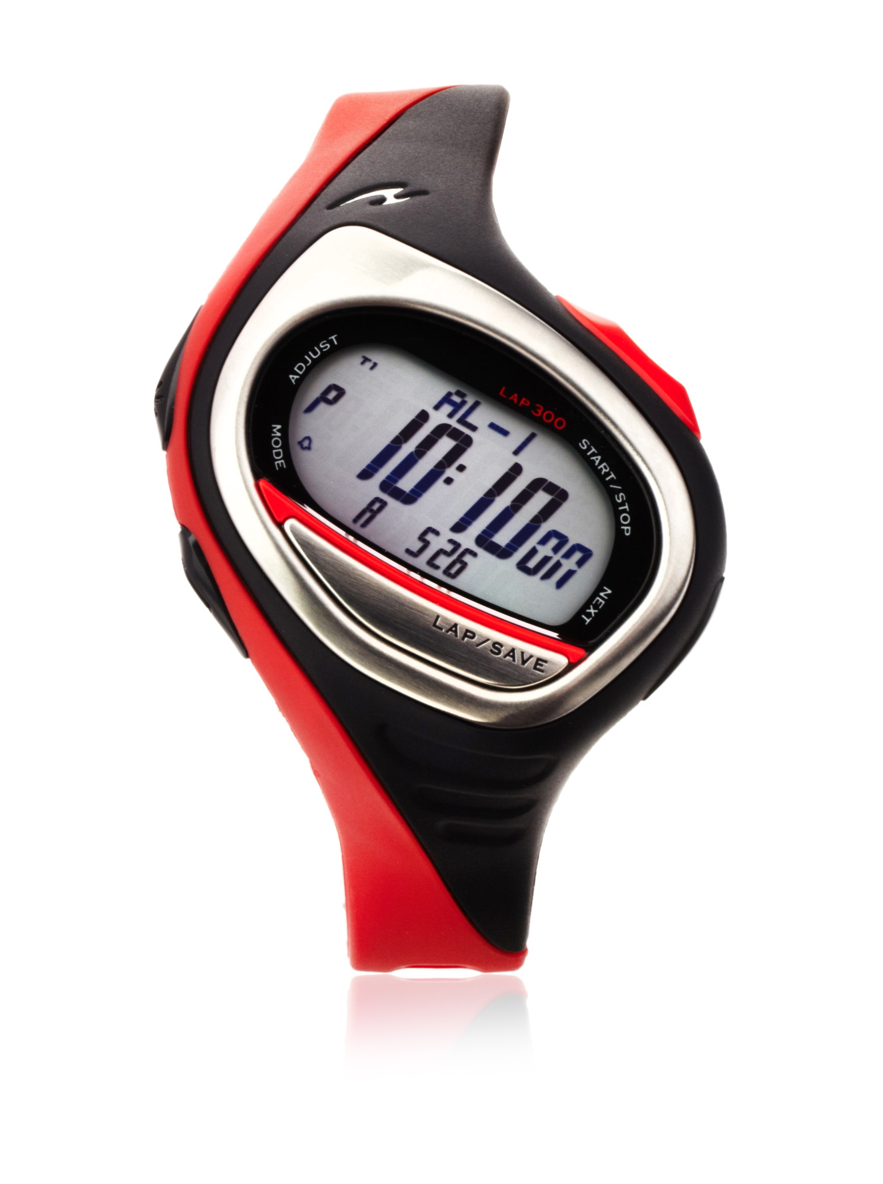 Soma Unisex 300 Running Watch - Waterproof Fitness Tracker with Heart Rate Monitor, Step Counter & Sleep Tracking (Red/Black/White) | Perfect for Jogging, Gym Workouts & Daily Activity Tracking