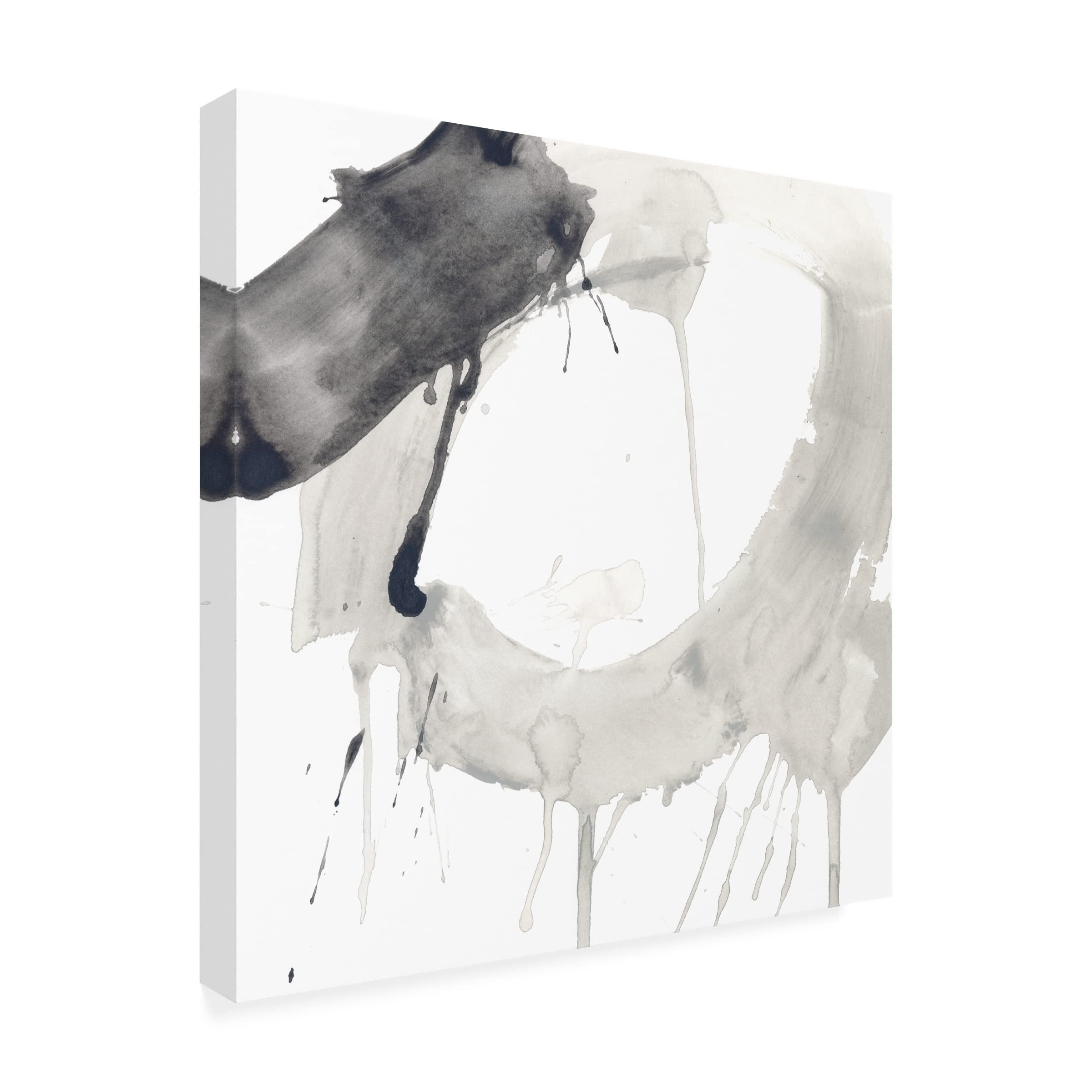 Trademark Fine Art 'Swath IX' Abstract Canvas Painting by June Erica Vess - Modern Wall Art for Living Room, Bedroom & Office Decor