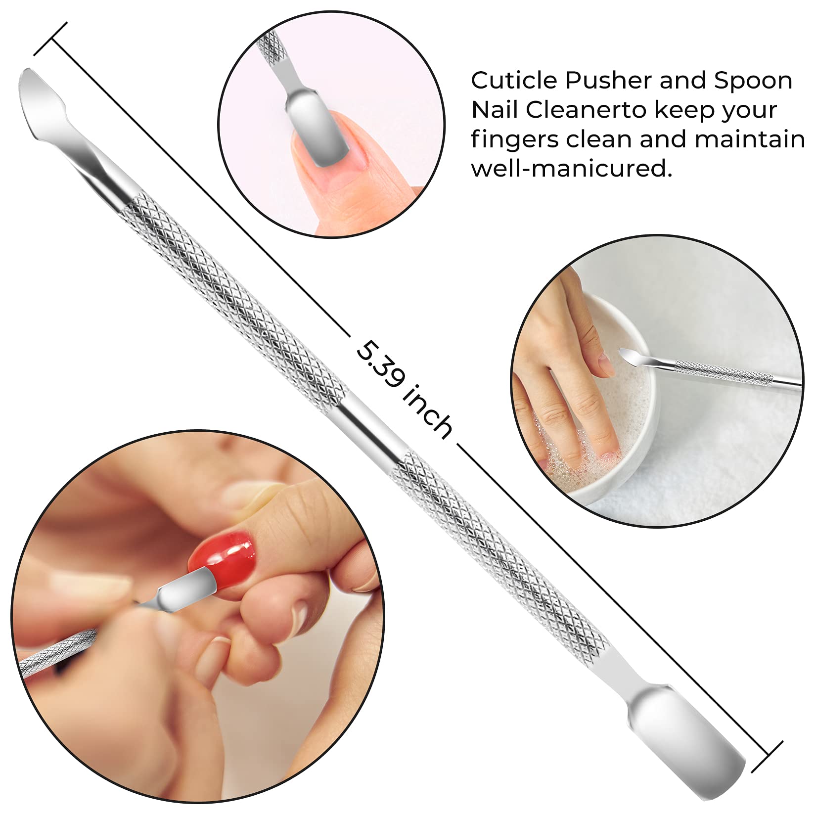 Professional 9-Piece Ingrown Toenail Clipper Kit - Stainless Steel Toenail Treatment Tools for Ingrown & Thick Nails - Perfect for Home Pedicure, Nail Care & Podiatry Use