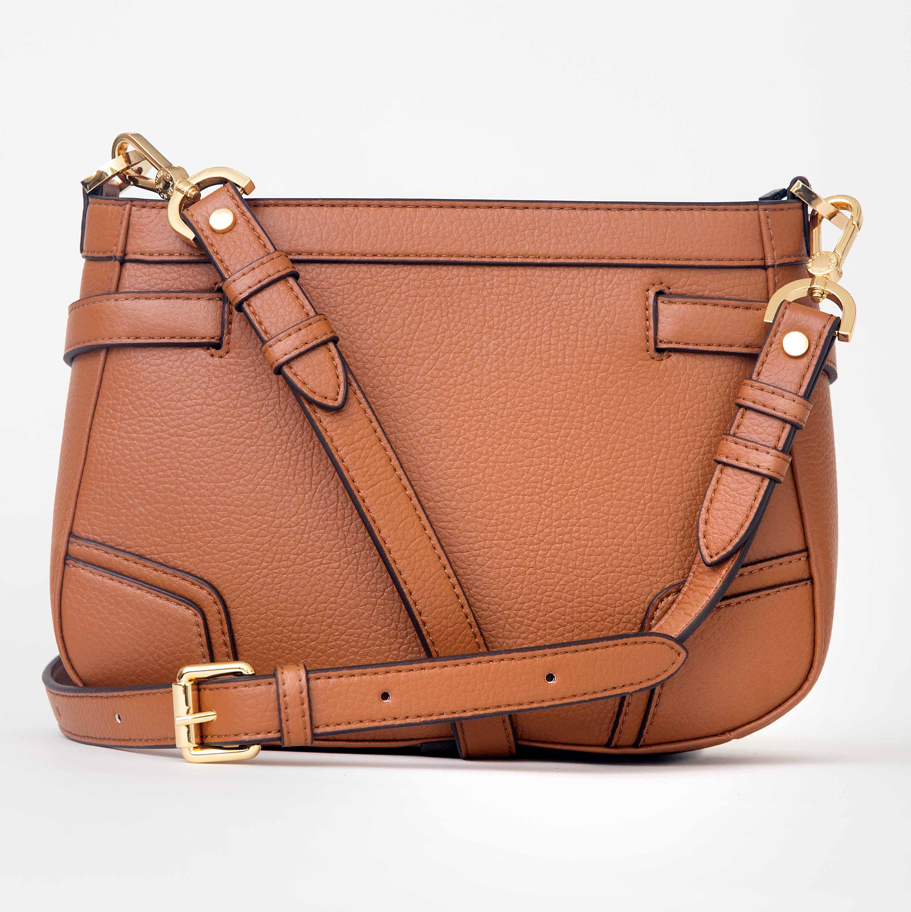 Stockholm Vegan Leather Crossbody Bag for Women | Camel Brown | Stylish & Cruelty-Free Purse for Everyday Use, Travel & Shopping