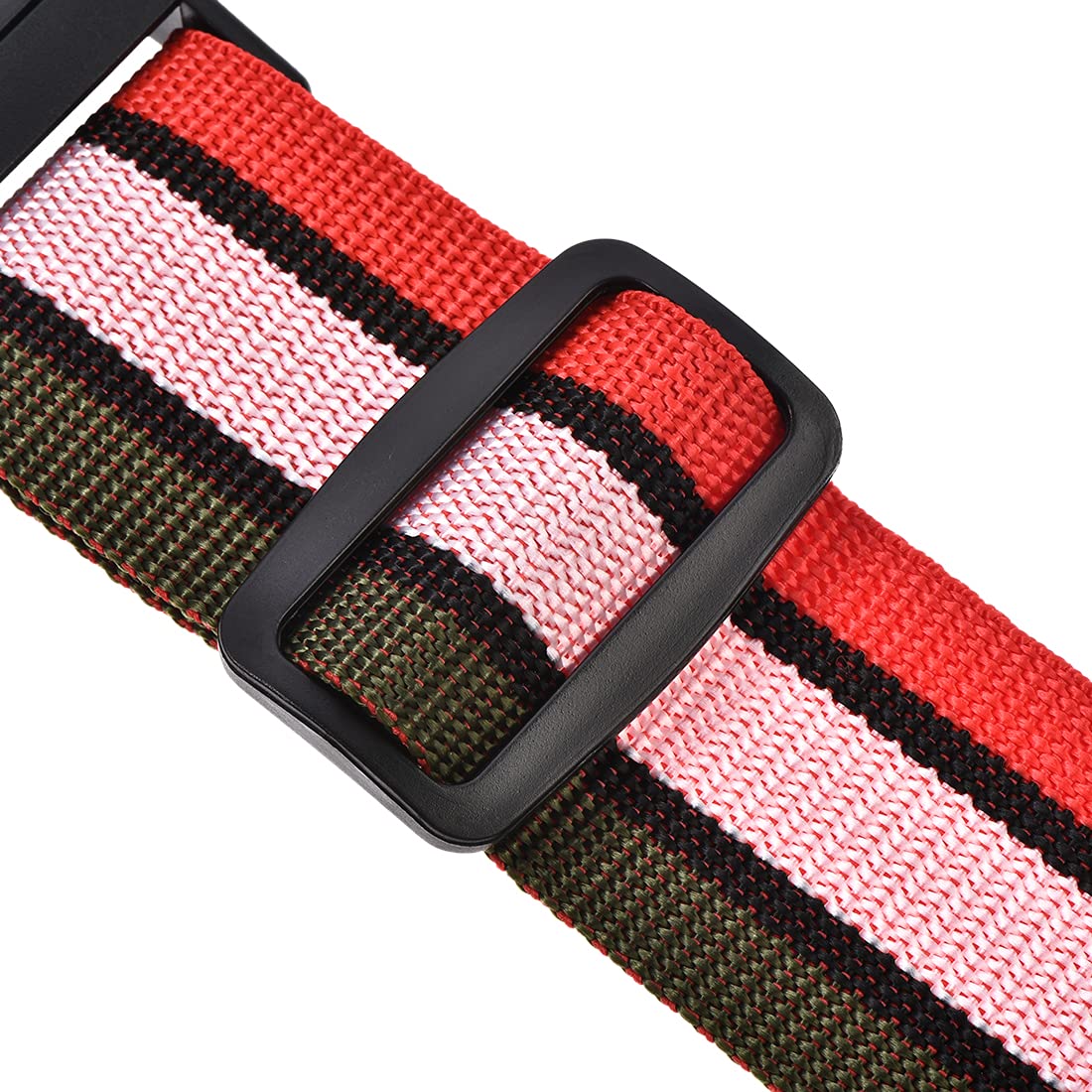 Adjustable Luggage Straps with Lock - 2PCS Travel Belt for Suitcases (Red/Pink/Green) - Secure Packing for Air Travel