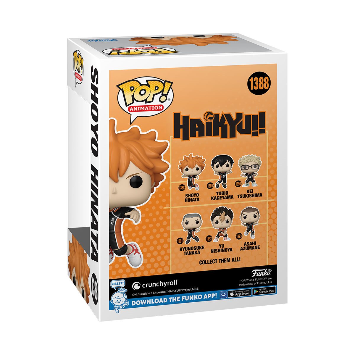 Haikyu!! Shoyo Hinata Funko Pop! Vinyl Figure #1388 - Anime Collectible for Fans, Perfect for Display & Gifts