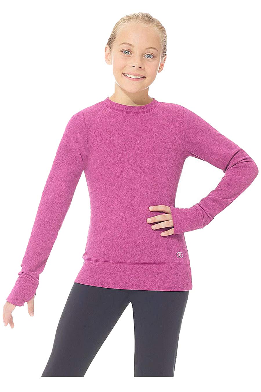 Mondor Girls & Ladies Figure Skating Shirt - Thermal Ice Skating Top 4301 for Practice & Competition - Perfect for Rink Training & Winter Sports