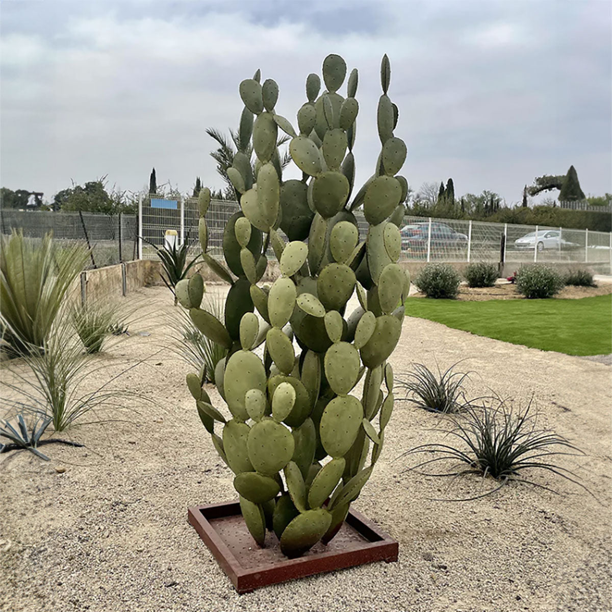 Extra Large Cactus Plant - 12 Inch Tall Artificial Succulent for Home & Office Decor - Perfect for Desert Themed Parties, Wedding Centerpieces and Boho Room Decor